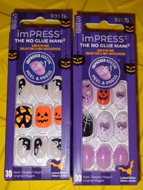 Kiss Halloween Short nails  KISS imPress Nails